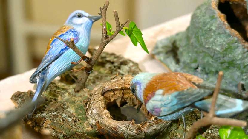Výroba dřevěného ptáčka podle řezbáře