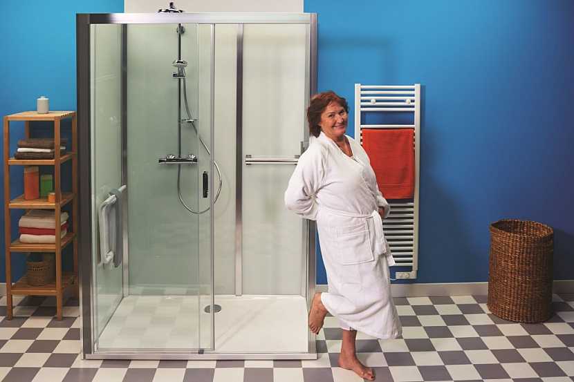 Sprchový box VINATA je ideálním řešením nejen pro seniory