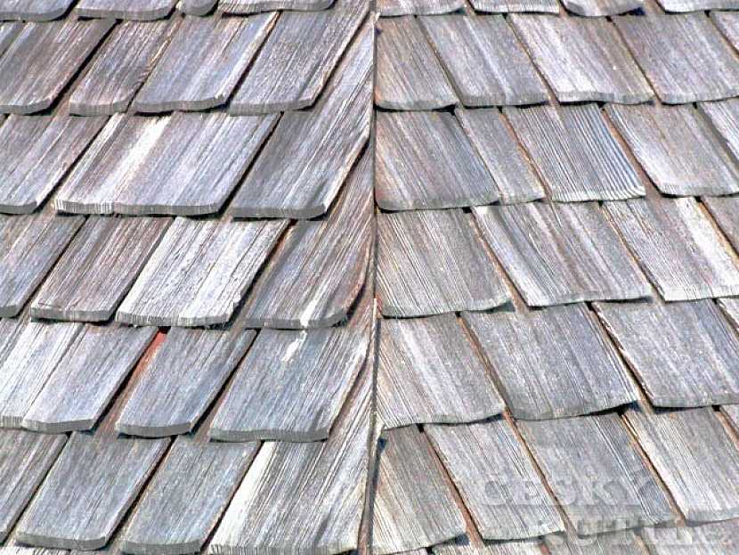 Tradiční šindelová střecha