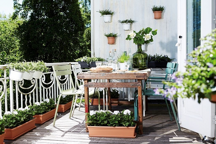Vytvořte si zahradu na balkoně či terase