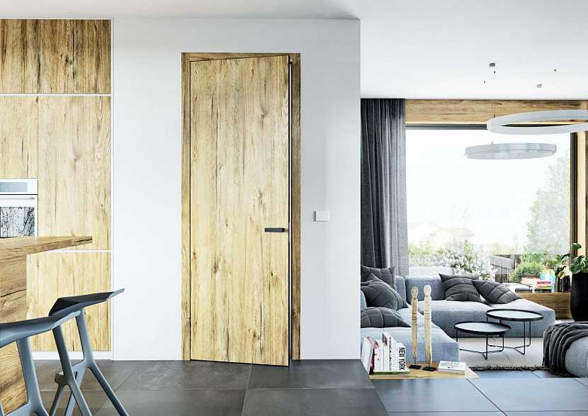 Dub Sherwood v kombinaci s dveřmi modelové řady Elegant, která patří k jedné z nejuniverzálnějších a nejoblíbenějších modelovým řadám SAPELI. Dveře Elegant nabízejí jednoduchý a čistý vzhled vhodný do moderních interiérů