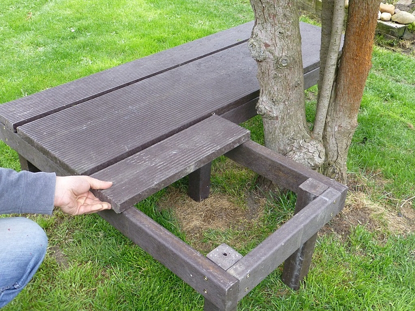 Jak vyrobit lavičku z Traplastu?