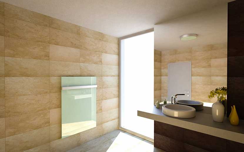 Skleněné topné panely - design a tepelná pohoda pro každou koupelnu