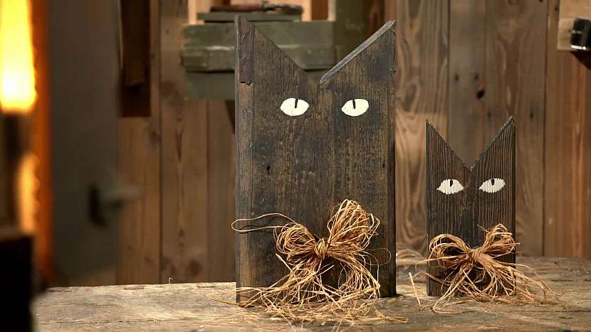 Vyrobte si podle našeho návodu dekorativní dřevěnou kočičku (Zdroj: Prima DOMA MEDIA, s.r.o.)