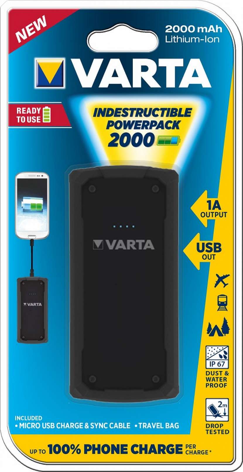 Varta Indestructible 2000 Powerpack