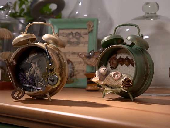 otevřít: Starý budík nevyhazujte, udělejte si z něj zajímavý fotorámeček