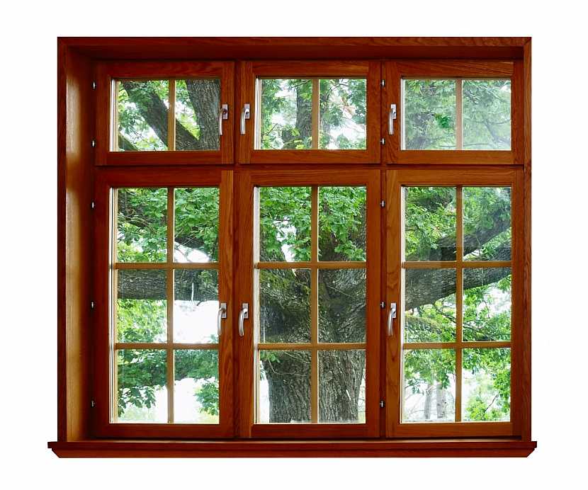 Plastová okna s imitací dřeva