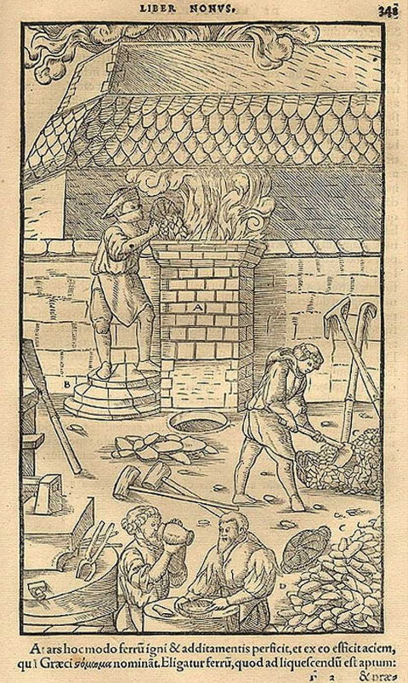 Názorné ilustrace z knihy lékaře Georgia Agricoly (1494 – 1555)