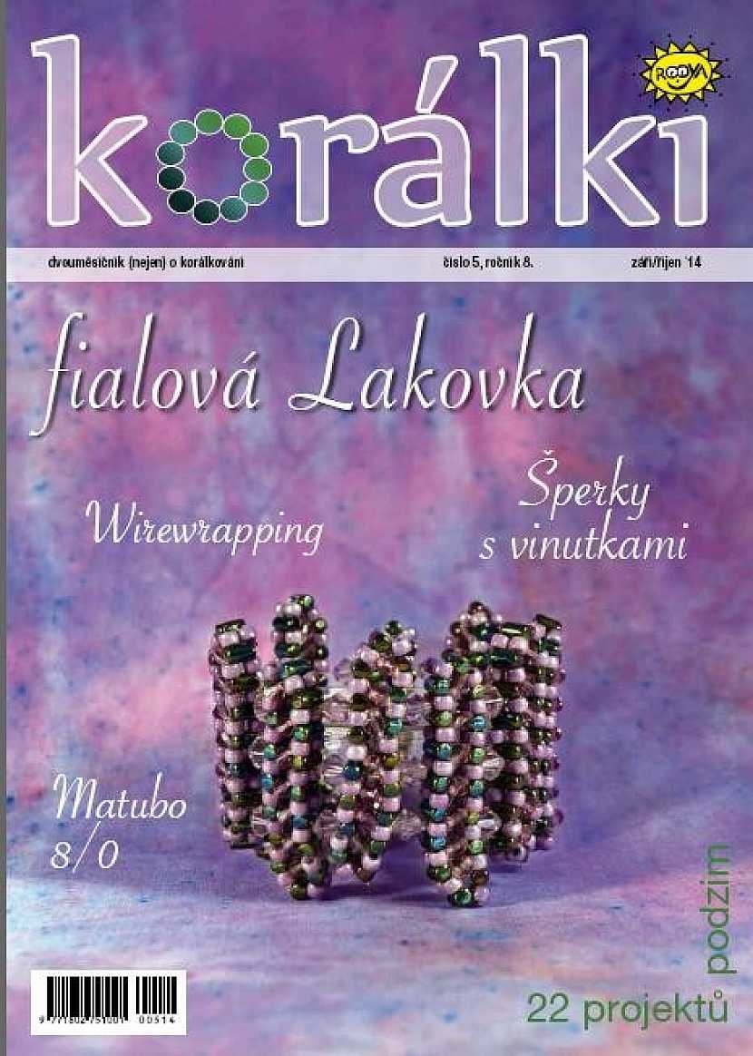 Korálki 5/2014 – Houby, houbičky aneb fialová Lakovka
