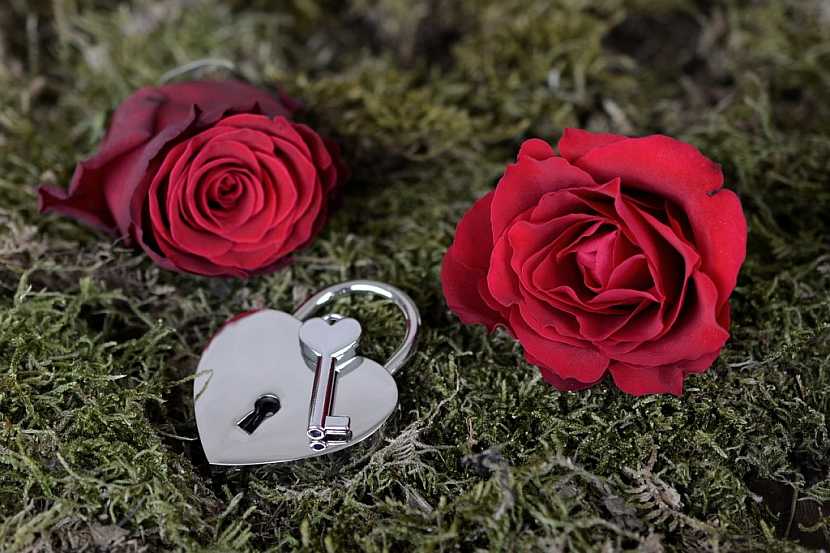 Květiny, bonboniéry ve tvaru srdce a symbolické zámky, i to je dnešní Valentýn