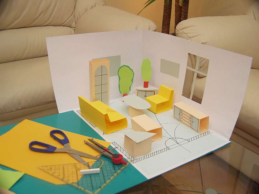 Pro lepší představivost si vyrobte 3D modely nábytku
