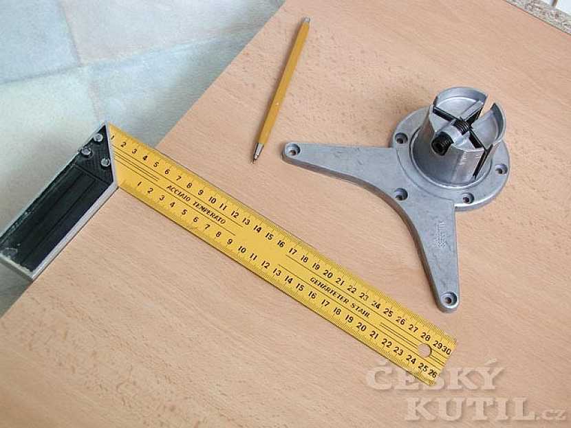 Měření umístění nohy