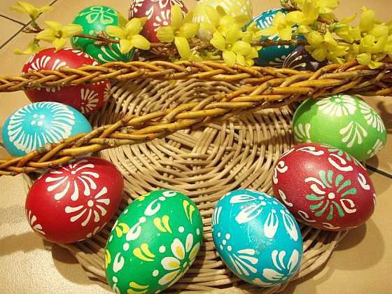 OVO - tradiční barvy na vajíčka