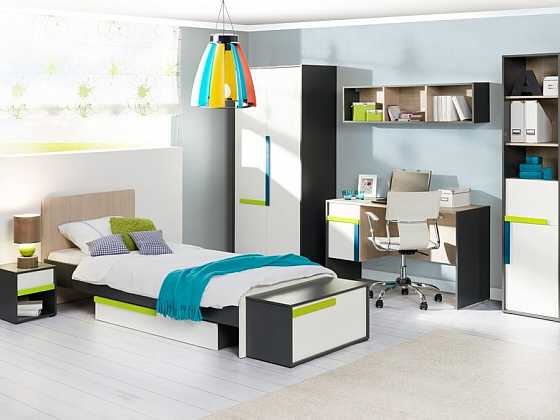 Bezpečné zázemí pro děti vytváří volný prostor, kvalitní materiály i ergonomie nábytku