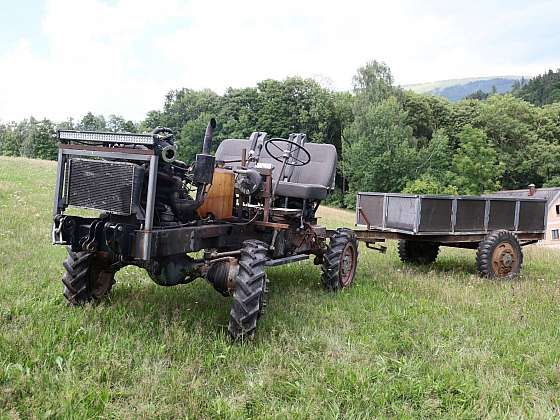 Originální traktor zastane spoustu práce (Zdroj: Archiv FTV Prima, se svolením FTV Prima)
