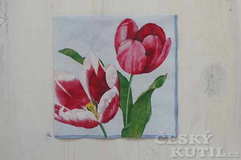 Tulipán není Fanfán aneb Dekupáž s tulipánem