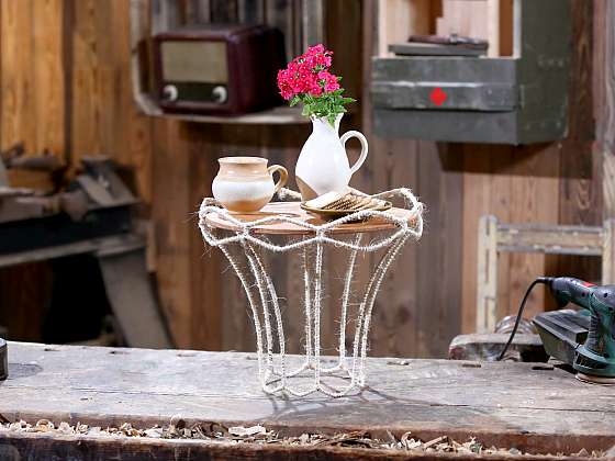 Upcyklujte! Vyrobte si originální stolek ze staré lampy (Zdroj: Archiv FTV Prima, se svolením FTV Prima)