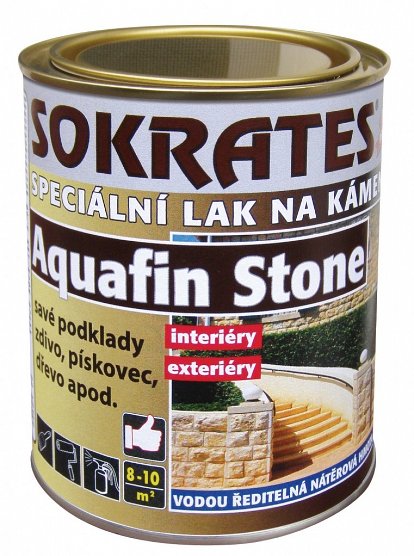 SOKRATES Aquafin STONE - speciální lak na kámen a minerální podklady