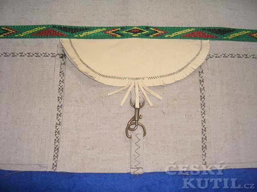 Batoh pro malého zálesáka - výroba indiánského batohu pro děti