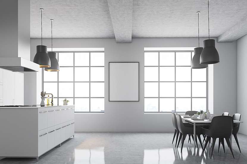 Moderní minimalistická kuchyně