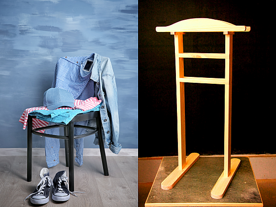 Nenechte válet věci na židli, vyrobte si němého sluhu (Zdroj: Depositphotos/Jaroslav Kropáč)