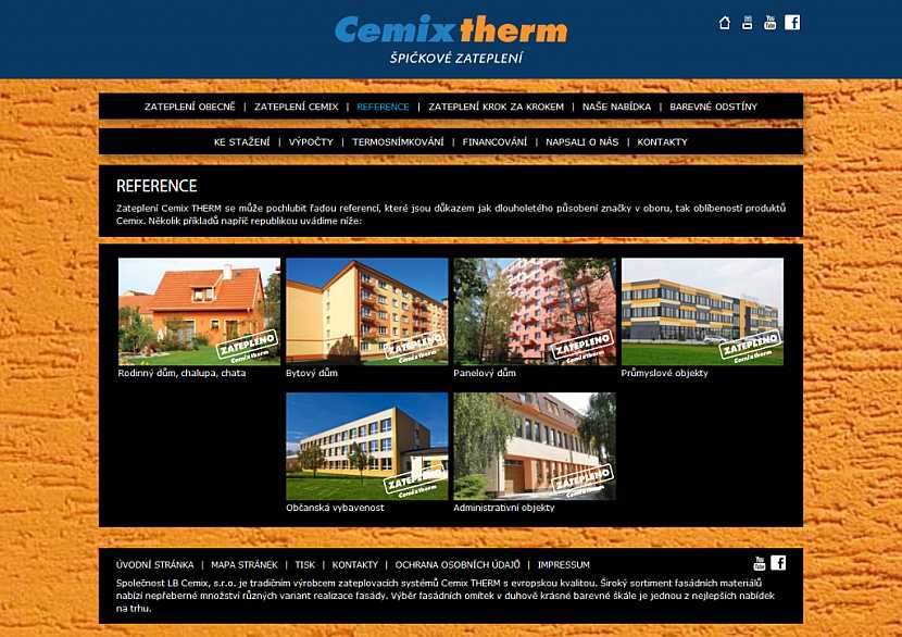 Nový web společnosti Cemix