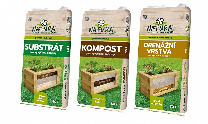 NATURA_Výrobky substrát, kompost, drenážní vrstva