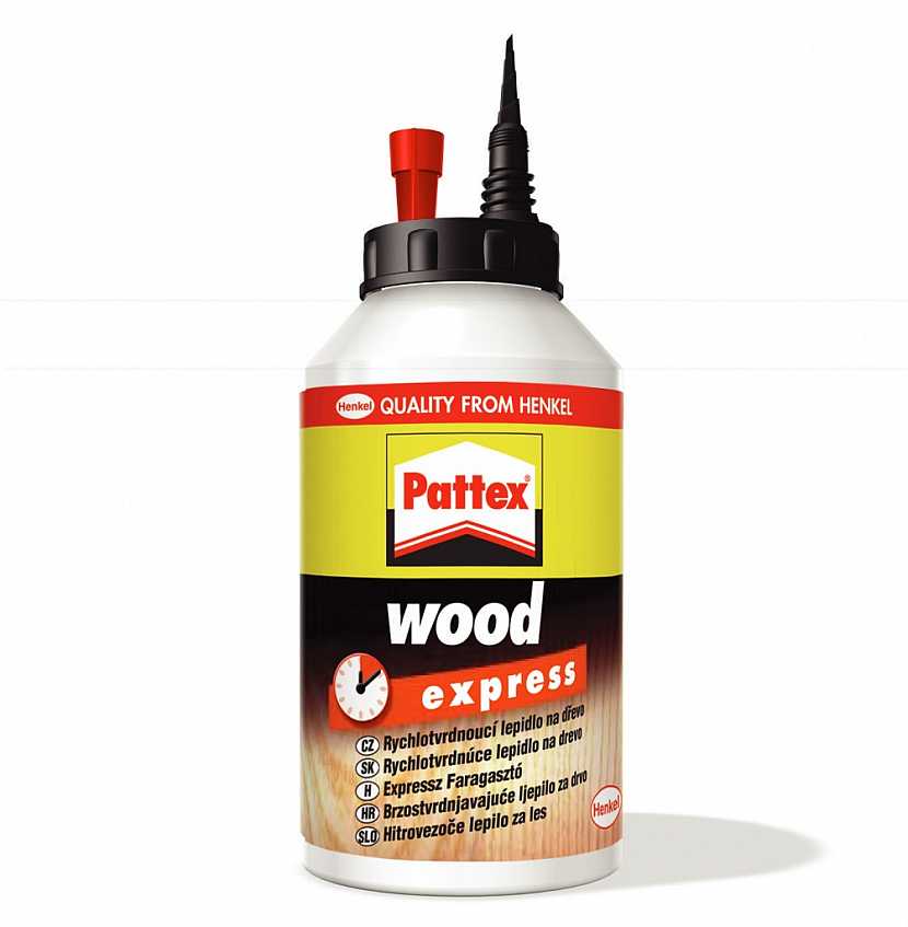 Pattex na dřevo – lepidla a čistič