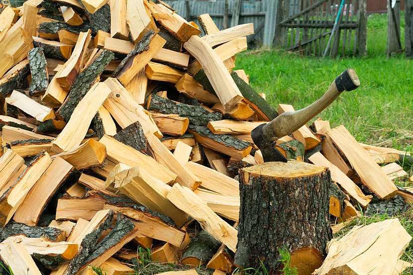 Palivové dřevo pořídíte ve specializovaných obchodech