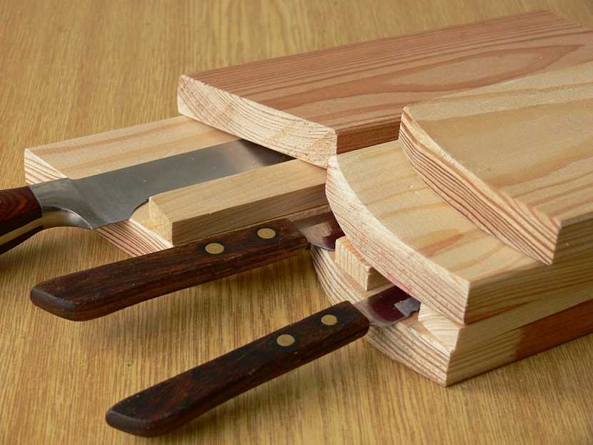 Jak vyrobit stojan na nože?
