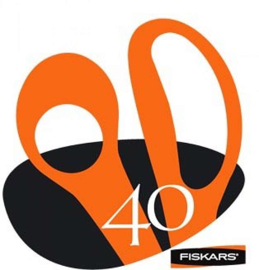 40. výročí nůžek Fiskars s oranžovými držadly