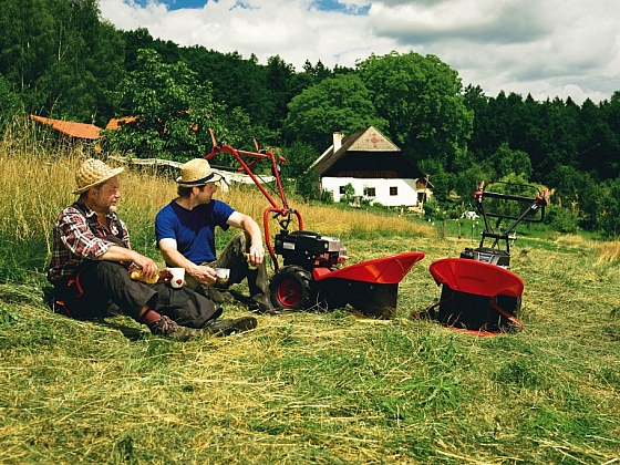 Bubnové sekačky vysoká tráva nezastaví