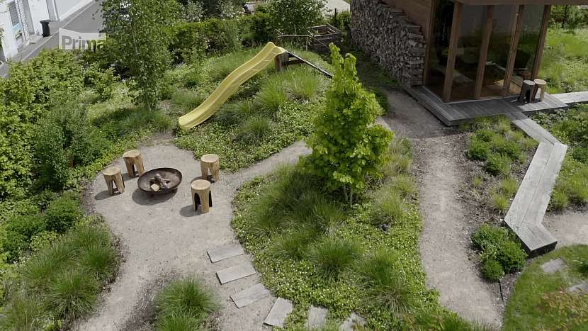 Promyšleně řešený návrh a realizace zahrady přináší uživatelům radost z pobytu venku (Zdroj: Prima DOMA)