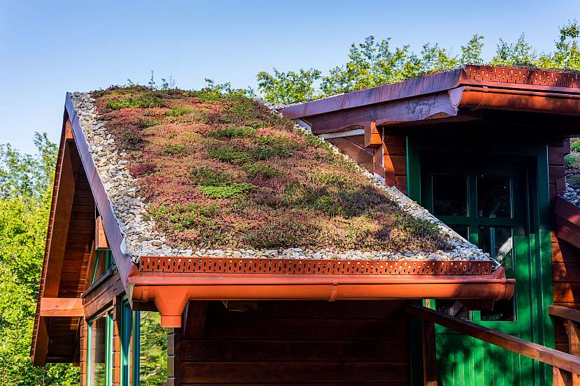 Keramické kameny odlehčí substrátu pro vegetační střechy