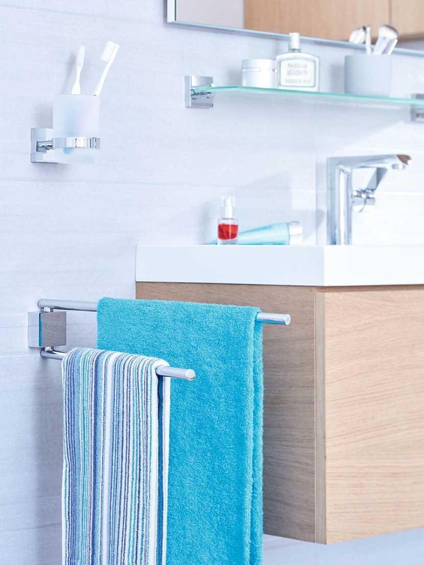 Koupelnové doplňky vytváří v koupelně tolik potřebný přehled a pořádek - každá věc má své správné místo