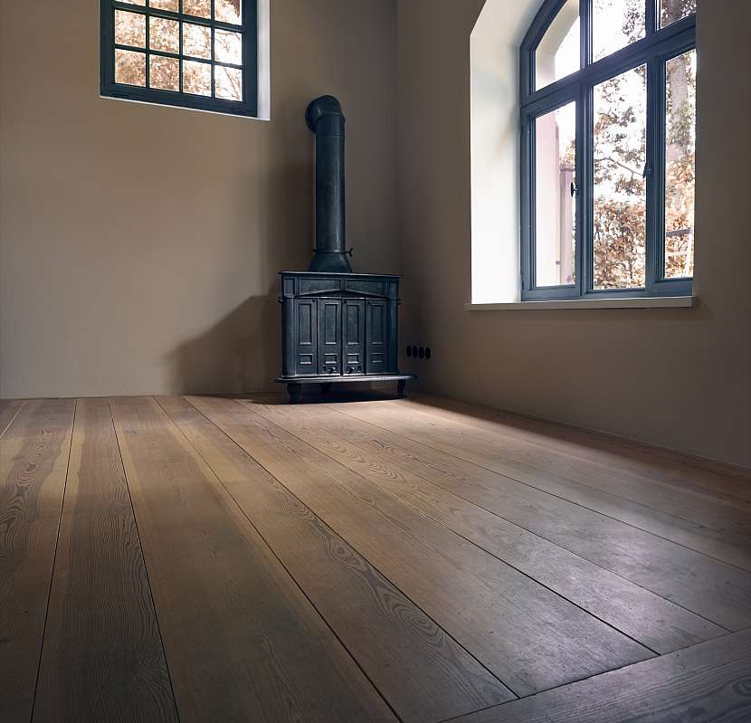Dřevo jako přírodní materiál je vhodné do všech typů interiérů