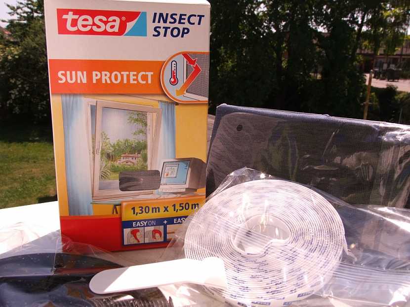 Síť proti hmyzu: Aby slunce neškodilo a hmyz neobtěžoval