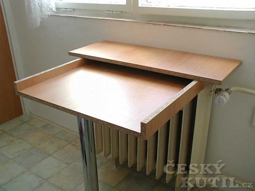 Jak vyrobit výsuvný stůl? - 2. díl.