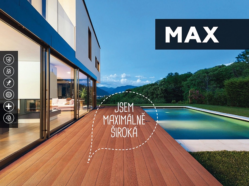 TERASY MAX - maximálně praktické a rychlé řešení terasy