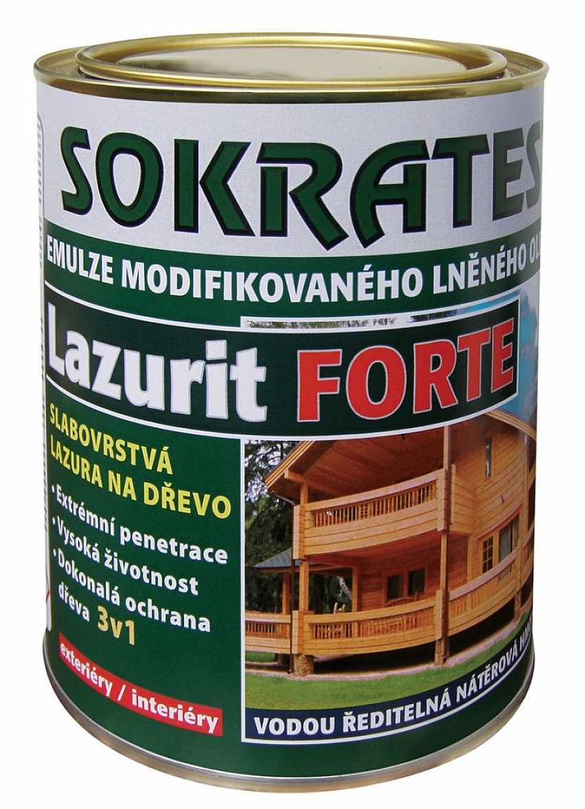 Dokonalou penetraci dřeva zajistí SOKRATES Lazurit FORTE
