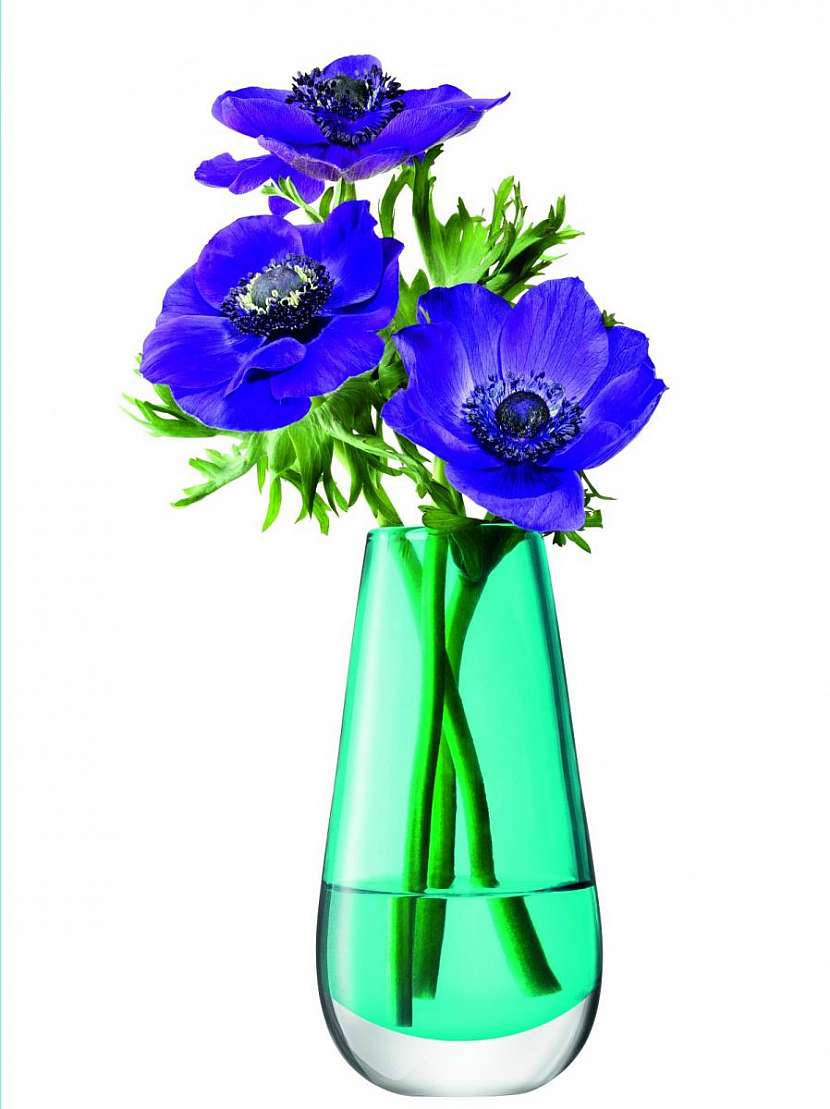 Slaďte vázu s barvou květů.