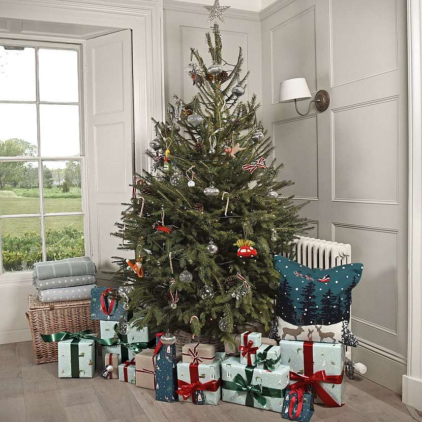 Stromeček se zabalenými dárky je nejkrásnější vánoční dekorací.
