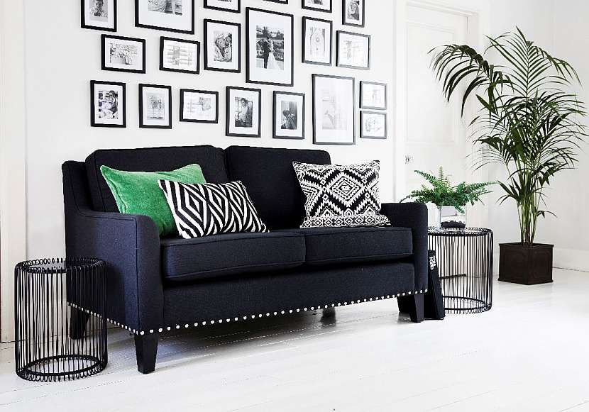 Tipy, jak si zařídit černobílý obývák