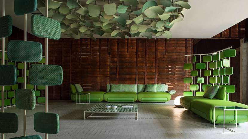 Zelená je momentálně nejžádanější barvou interiérů.