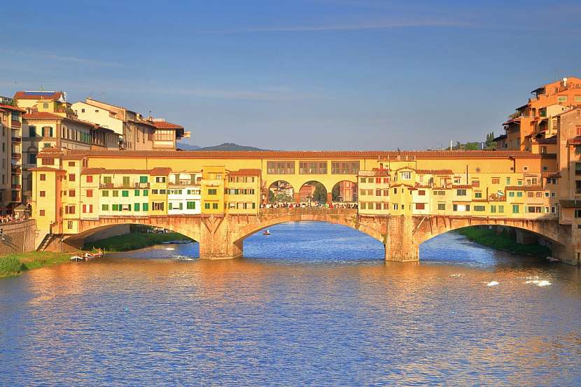 Ponte Vecchio (Florencie, Itálie).