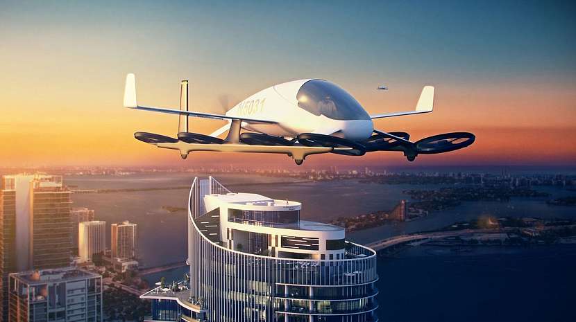 Létající auta přistávající na střeše domu? Dům budoucnosti staví v Miami