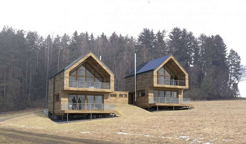 Nejlepším ekologickým projektem je úsporný dům s mokřadní střechou