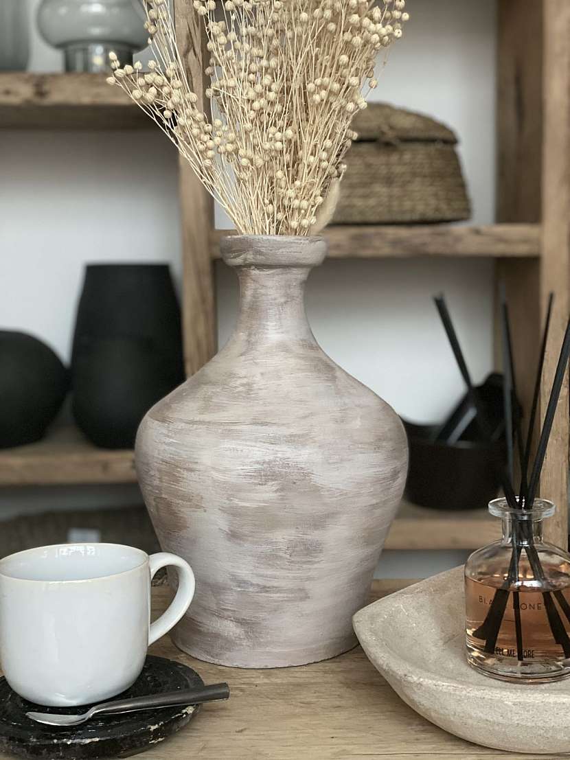Vytvořte si metodou suchého štětce luxusní vázu v boho stylu