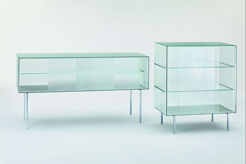 Skleněné komody, Piero Lissoni, Glass Italia.