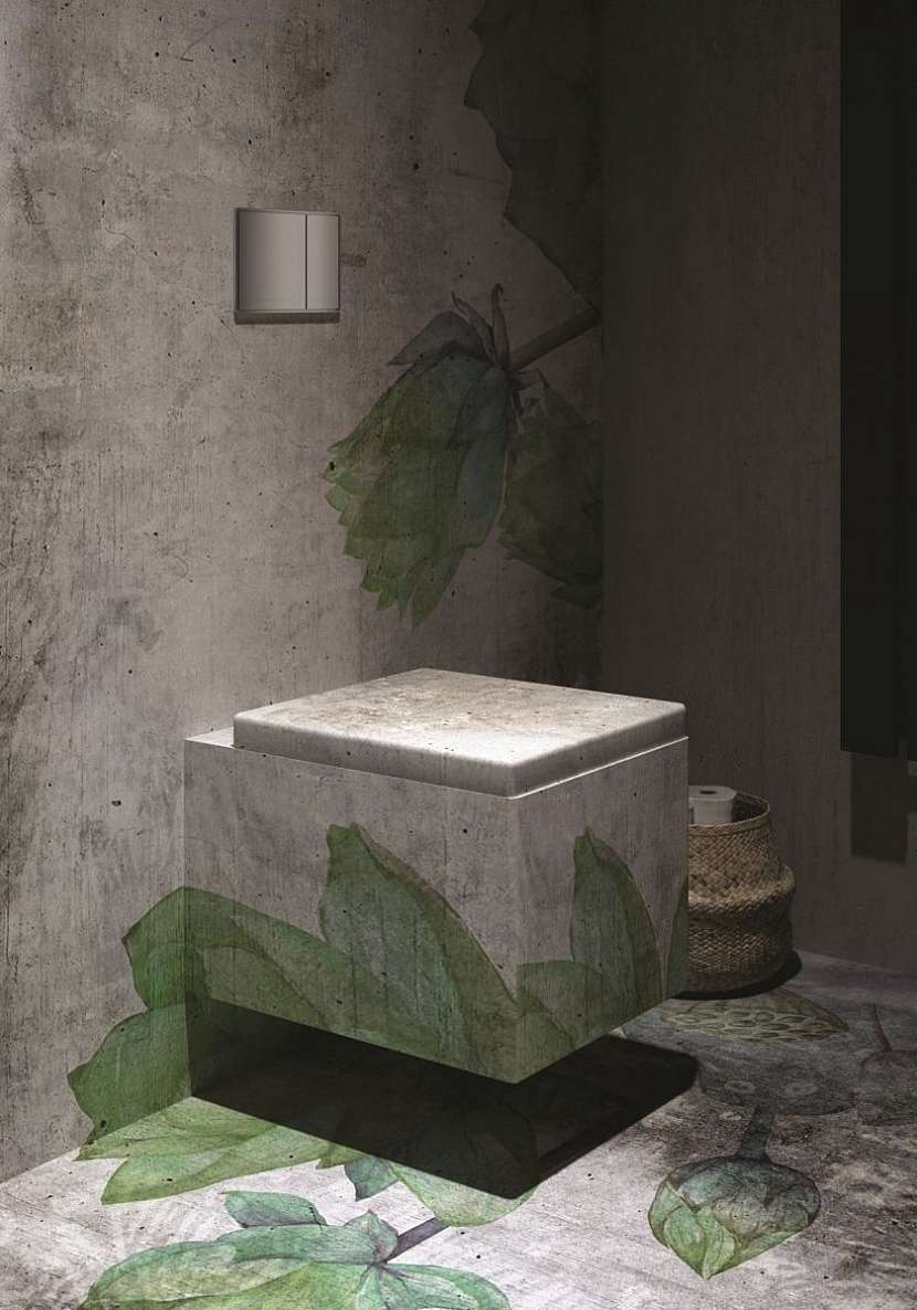 V detailech i celku koupelna, upravená podle nového projektu a scénografického plánu, kdy jste obklopeni přírodou v celém prostoru.